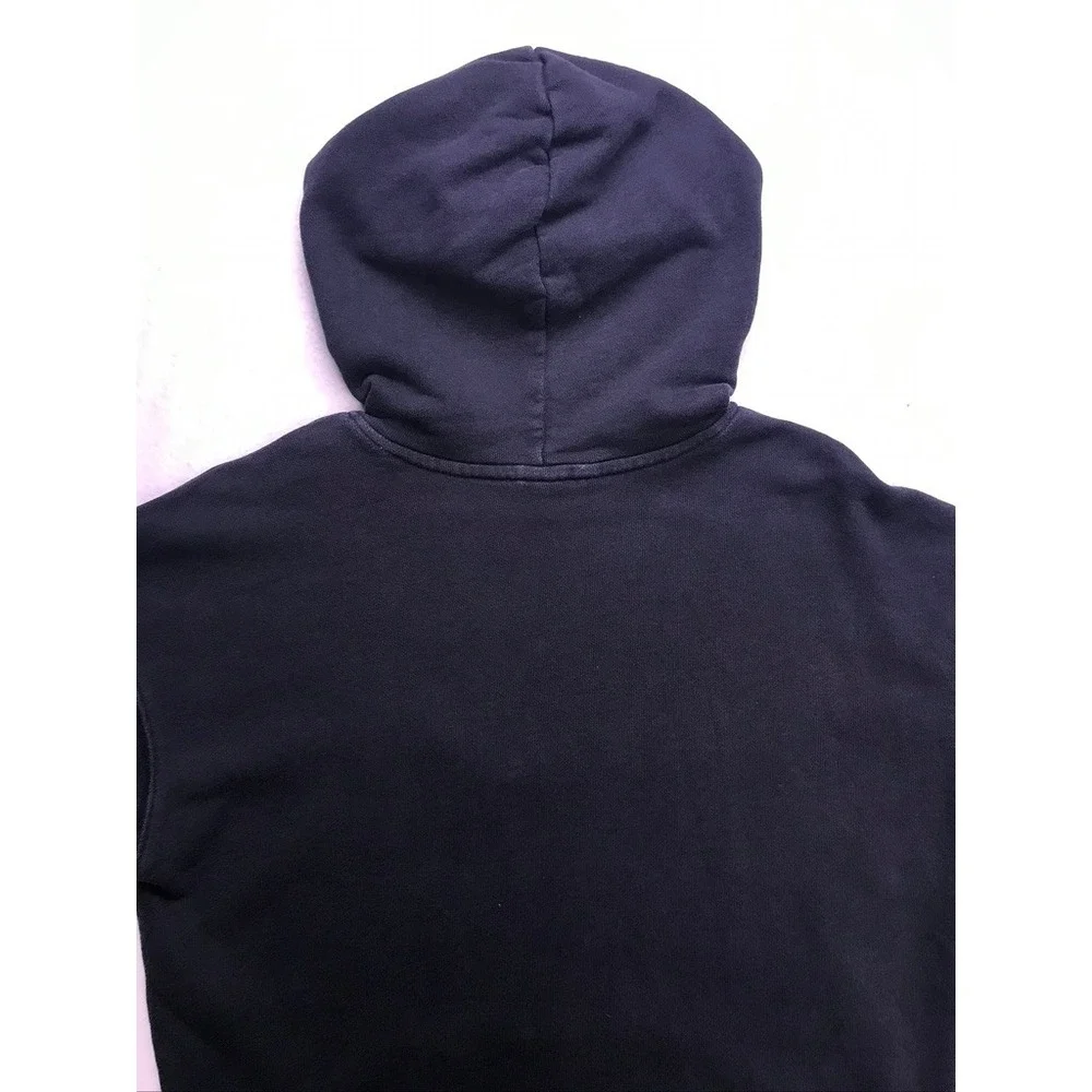 Adidas Origionals Trefoil Hoodie Mens Medium Black Pullover Sweatshirt Logo‎